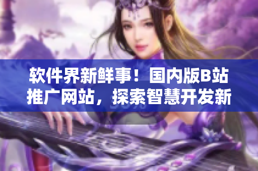 軟件界新鮮事！國(guó)內(nèi)版B站推廣網(wǎng)站，探索智慧開發(fā)新天地